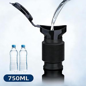 Urinoir d'urgence portable en PP, extensible, pour hommes et femmes, idéal pour les voyages, les embouteillonnages et les situations extérieures, 750 ml - Product Image 2
