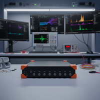 Analyseur de signal dynamique, contrôleur d'acquisition de données DAQ, 8 canaux, ADC 24 bits, fréquence d'échantillonnage 128 kHz, analyse de réponse dynamique