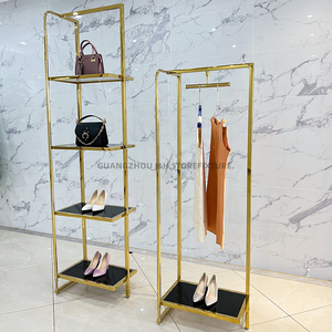Modern tasarım elbise vitrin rafı için alışveriş çantası ve ayakkabı vitrin rafları ayakkabı rafı ekran raf standı - Product Image 4