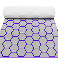 Feuille de revêtement de sol pour bateau en mousse EVA auto-adhésive à cellules fermées haute densité KT GuoMei gris clair et violet, autres fournisseurs marins