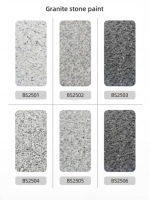 Peinture acrylique extérieure effet pierre, texture granit, revêtement en pierre véritable pour la façade des bâtiments et la décoration murale