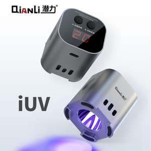 Lámpara QIANLI <span class=keywords><strong>IUV</strong></span>, Lámpara Inteligente de Curado con Aceite Verde, Lámpara de Curado Óptico con Adhesivo LED UV IR para Placa Base - Product Image 1