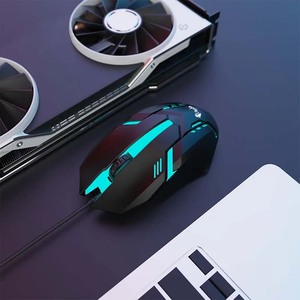 <span class=keywords><strong>Mouse</strong></span> da Gaming Ergonomico 3D di Alta Qualità ed Economico, 1200DPI, <span class=keywords><strong>con</strong></span> Illuminazione Respirante, USB Cablato per PC Desktop e Laptop - Product Image 2