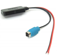 Adaptateur auxiliaire Blue-tooth pour voiture Module récepteur Blue Tooth Audio Stereo Radio Cable for Alpine KCE-237B CDA-105