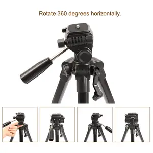 Professional Foldable Mini Lightweight Outdoor Travel Aluminium Alloy Tripod Stand For Digital Dslr Camera Mobile Phone