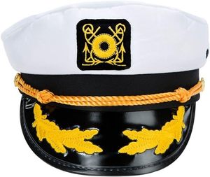 Capitan's Yacht velisti cappello Snapback regolabile <span class=keywords><strong>mare</strong></span> berretto blu scuro Costume accessorio - Product Image 3