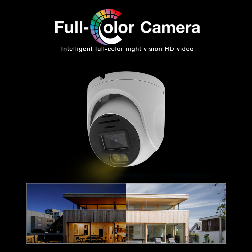 4MP Full Color IP PoE Camera Night Vision Two Way Audio Network CCTV Camera · image 3