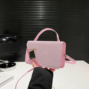 Französische Kleine Quadratische Tasche Handtasche 2026 Frühling Neue Schultertasche für Damen Trendige Modische Glänzende Umhängetasche - Product Image 2