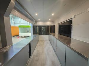 รถเข็นขายอาหารเคลื่อนที่แบบแคปซูลขนาดกะทัดรัด - สำหรับใช้งานเชิงพาณิชย์ โครงสร้างโลหะ รับประกัน 1 ปี <span class=keywords><strong>พับ</strong></span>เก็บ<span class=keywords><strong>ได้</strong></span>และพกพาสะดวก - Product Image 3