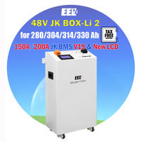 Stock UE Prêt à être expédié - Batterie verticale EEL V2 48V 280Ah LiFePO4 avec BMS JK V19 200A + Fusible 250A pour Stockage d'Énergie Solaire