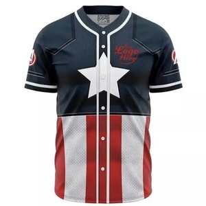 Men's Sportswear Short Sleeve Baseball Shirt T-shirt Custom Logo Loose Fit Breathable Quick Dry Spandex/Polyester Plus Size - Product Image 3