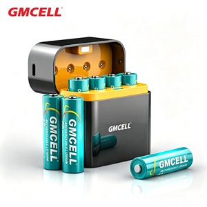 Batterie Li-on 1,5 Volt 14500 3600mWh GMCELL Batterie au lithium rechargeable avec chargeur intelligent 1000 cycles - Product Image 1
