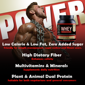 Proteína de Suero de Leche con Sabor a Malta OEM, Polvo para Aumentar Masa Muscular, Suplementos Nutricionales para Aumentar de Peso, Venta al Por Mayor - Product Image 5