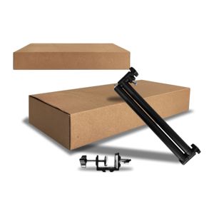 Support de montage de caméra aérienne de table avec <span class=keywords><strong>bras</strong></span> d'extension télescopique à 2 sections support de téléphone têtes à billes adaptateurs de vis - Product Image 4