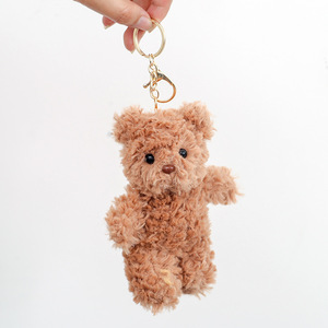 Llavero de peluche de oso Barceló, pequeños juguetes de peluche Kawaii, lindos muñecos de peluche, accesorios colgantes para bolso, regalo al por mayor para niñas - Product Image 5