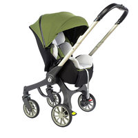 Nouvelle poussette multifonctionnelle 4-en-1 pour bébés, pliable, sécurisée, capacité de charge 15 kg, idéale automne/hiver