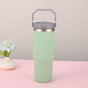 30oz Stainless Steel Eco-Friendly Leak-Proof BPA Free Vacuum Insulated Thermal Mug Handle Office Camping Party Gift <b>Cup</b> - Product Image 5
