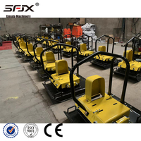 Compacteur de plaques vibrantes à essence Xinsda 105 kg avec moteur Robin et couple de charge élevé