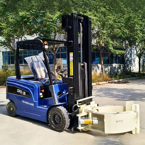 Carrello Elevatore Elettrico da 1,5, 3 e 5 Tonnellate con Accessori: Pinza per Rotoli di Carta, Pinza per Balle, Pinza per Fusti, Rotatore - Product Image 2