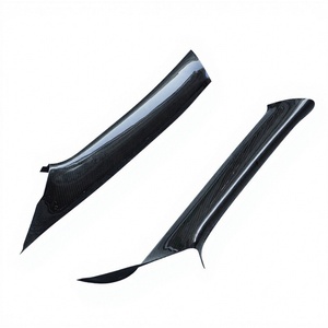 OLOTDI Mitsubishi EVO 10 Lancer X EX 2008-2017 Kit de Molduras Interiores de Fibra de Carbono Negro Pulido de Alto Brillo para Auto - Product Image 1