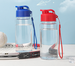Botella de Agua Transparente de Tritán de 500 ml, a Prueba de Fugas, Libre de BPA, Reutilizable, con Cordón para Beber Directamente, para Gimnasio, Viajes, Aire Libre, Unisex - Product Image 6