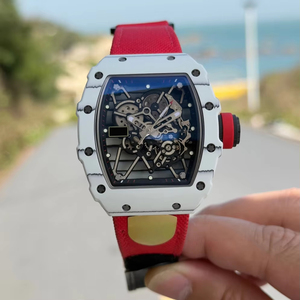 Montre mécanique automatique squelette ultra-légère de luxe pour homme, en fibre de carbone, de haute qualité, pour le sport et la mode, vente en gros - Product Image 1