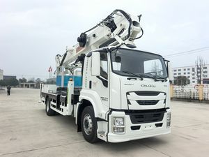 รถบรรทุกติดตั้งแท่นยกคนและสินค้า ISUZU Giga 45 เมตร รุ่นที่สูงสุด พร้อมบูมยืดหดได้ 8 ท่อน สำหรับยกคนและสินค้าสูงพิเศษ - Product Image 5