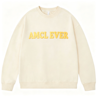 T-shirts à manches longues pour hommes AMLClever, 330 g/m², 100 % coton, coupe oversize, épaules tombantes, pull unisexe, impression DTG DTF, logo personnalisé, OEM