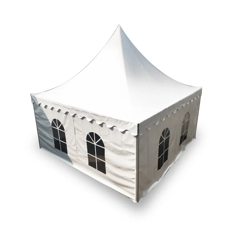 Tenda Pesta Pernikahan Permanen Mewah Padoga Putih Modern Kecil dari Manufaktur
