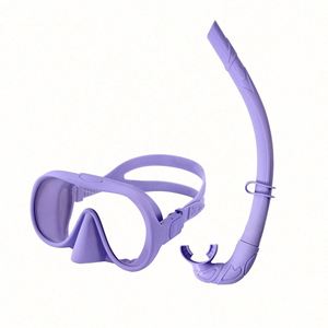 Máscara de Buceo de Silicona Líquida, Plegable, Impermeable, Ajustable, con Marco, 3 Piezas, con Cristal UV, en Oferta - Product Image 4