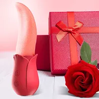 Benutzer definierte Logo Zungen form G-Punkt Klitoris Stimulator Nippel Massage gerät Künstliche Zunge lecken Vibrator Oralsex Spielzeug für Frauen
