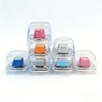 Custom Electroplated Square Metal Keycap for Mechanical Keyboard Accessories UV Printed OEM Design