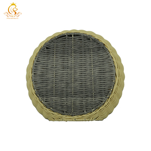 EUR VET Accessoires faits à la main pour chat rond Cute Fun Scratching Sleeping Bed Cat Bag Rattan Basket Veterinary Equipment - Product Image 5