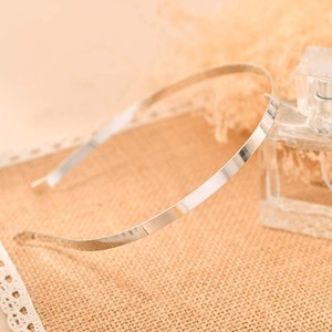 Bandeau en acier inoxydable de 5 mm, couleur unie, style coréen, accessoire pour cheveux, usage quotidien - Product Image 3