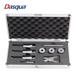 DASQUA Hot Sale 6-12 Mm 3 Points Inside <b>Micrometer</b> Set 6-8mm 8-10mm 10-12mm Three Points Internal <b>Micrometer</b> 4411-9205 3 Points - Product Image 4