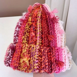 Özelleştirmek yetişkin Unisex örgü kış şapka bere kelepçeli işlemeli bere şapka kafatası kap özel kış şapka erkek spor kayak bere - Product Image 5