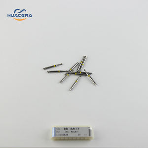 Высокоскоростная Алмазная дрель Huacera, комплект BR-R31EF зубного шлифования, грушевидные полировки зубов для стоматологической турбинной техники - Product Image 5