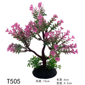 Plantes aquatiques Décorations pour aquarium Simulé Petit arbre Plantes pour aquarium Aquariums et accessoires - Product Image 6