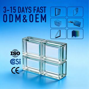 <span class=keywords><strong>Ladrillos</strong></span> de Vidrio Cuadrados <span class=keywords><strong>Transparentes</strong></span> Ultra Claros, Cristal de Hielo Sólido, <span class=keywords><strong>para</strong></span> Decoración de Paredes y Divisiones, Bloque de Vidrio Transparente - Product Image 2