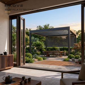 Pergola d'ombrage de qualité commerciale pour propriétaires de maisons d'hôtesse-grossiste soucieux de la conception axée sur les résidents - Product Image 1