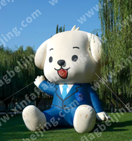 Vente chaude fête événement dessin animé extérieur cour personnage ballon gonflable mascotte grande taille étanche 0.4mm PVC coupe-vent