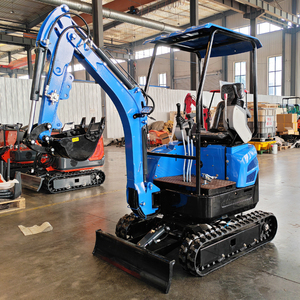 Free Shipping Crawler Small Digger Fully Hydraulic Courtyard Excavator 1.5 Ton <b>Engineering</b> <b>Machinery</b> Mini Excavator - Product Image 2
