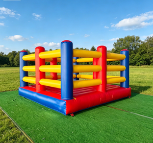 เวที<span class=keywords><strong>มวย</strong></span>เป่าลมขนาด 16.5 ฟุต ทำจาก PVC คุณภาพสูง สำหรับฝึกซ้อมกีฬา ฟิตเนส และการ<span class=keywords><strong>สอน</strong></span> - Product Image 1