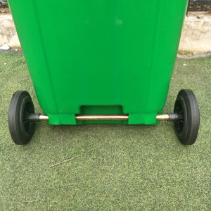 Wholesale 240L outdoor sanitation garbage <b>bins</b>, <b>large</b> capacity, custom-made thickened, trailer-mounted, sorting, foot-operated - Product Image 3
