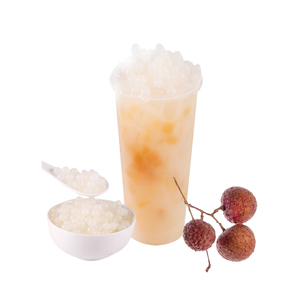 Perles de boba lychee premium concentrées en bouteille pour les boissons à bulles et les garnitures de desserts - Vente en gros directe d'usine - Product Image 4