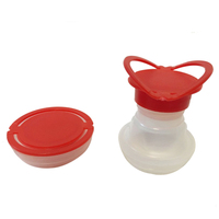 Bidon rond en fer blanc pour huile avec bouchon en plastique, disponible en 100ml, 200ml, 250ml, 500ml, 800ml, 1 litre – Direct Usine