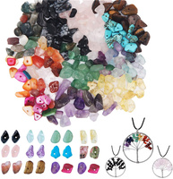 Kit de fabrication de bracelet à breloques en cristal naturel DIY, fournitures de fabrication de bijoux, kit de jouets pour filles