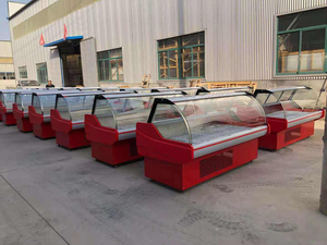 Réfrigérateur de présentation de viande fraîche 1,5 m 2,0 m 2,5 m, comptoir de <span class=keywords><strong>boucherie</strong></span>, vitrine de charcuterie, utilisation commerciale, refroidissement par air - Product Image 5