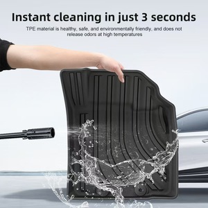 Tapis de sol et doublure de <span class=keywords><strong>coffre</strong></span> en TPE imperméables sur mesure pour <span class=keywords><strong>Suzuki</strong></span> Fronx RHD 2024-2025, 4 pièces, épaisseur 3,5 mm - Product Image 6