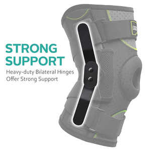 Su misura medicale incernierato ginocchiera rimovibile doppio lato stabilizzatori <span class=keywords><strong>dolore</strong></span> al <span class=keywords><strong>ginocchio</strong></span> <span class=keywords><strong>dolore</strong></span> alle articolazioni sollievo per uomini e donne - Product Image 2
